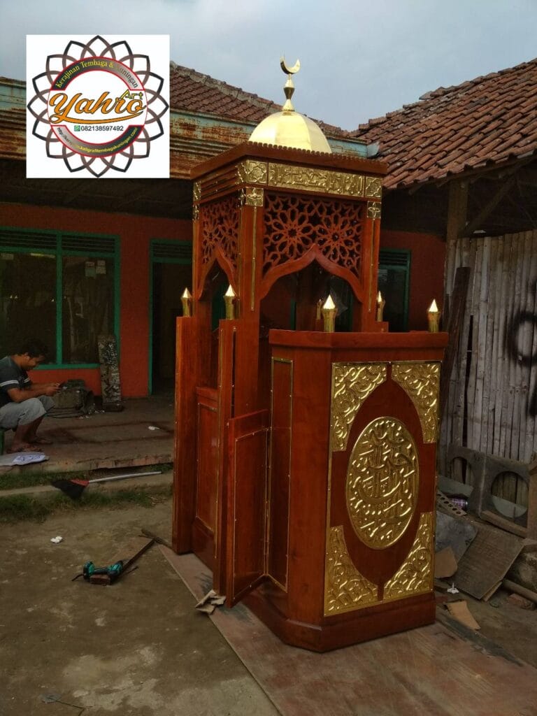 Mimbar Masjid Custom Yahro Art