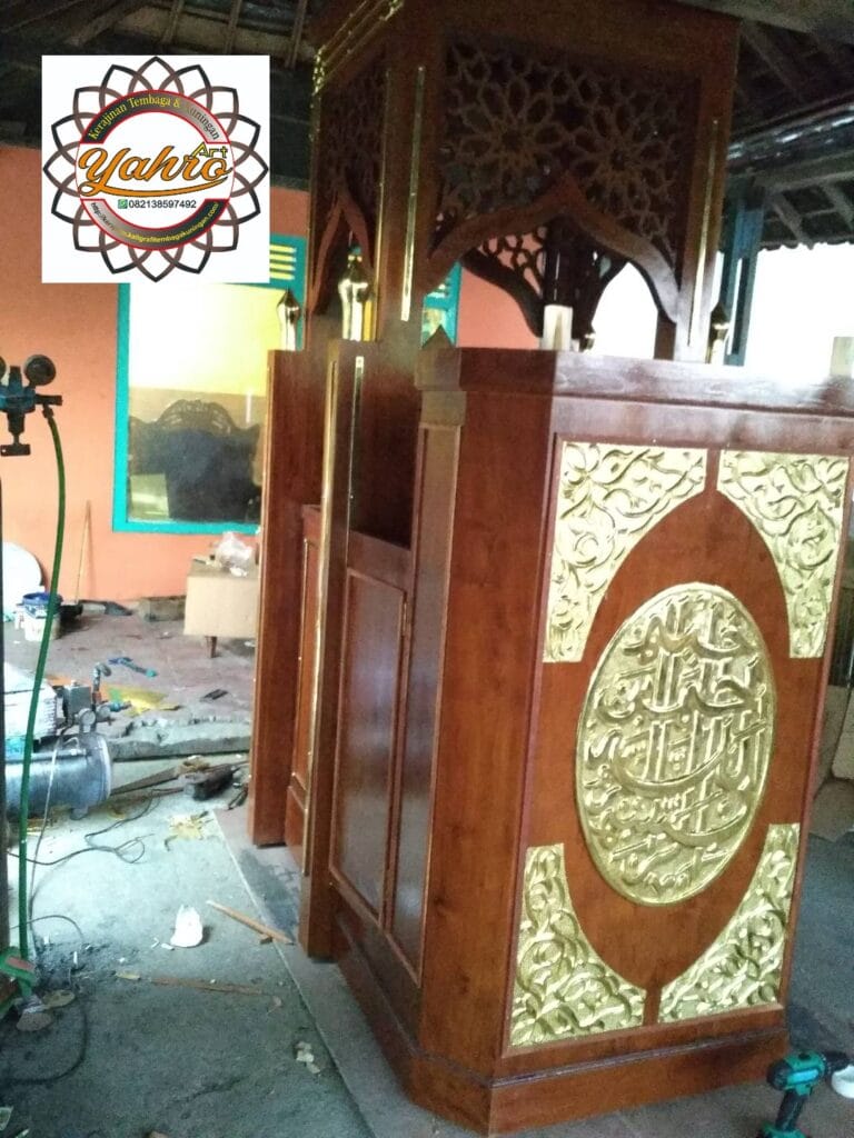 Mimbar Masjid Custom Yahro Art