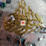 Kaligrafi Kuningan Timbul Bismillah