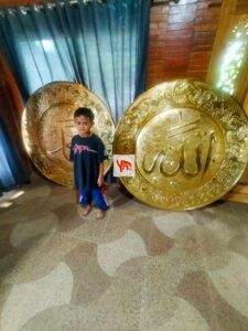 Kaligrafi Timbul Allah Muhammad Kuningan