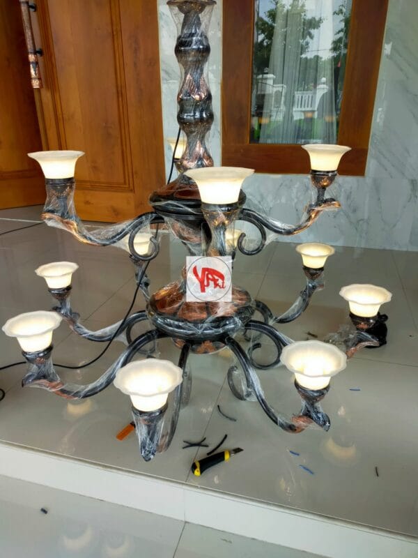 Lampu Robyong Tembaga Kuningan