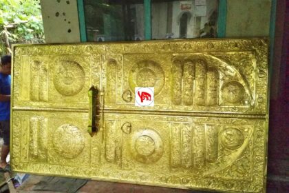 Jual Replika Pintu Kabah Kuningan Ukiran Tangan