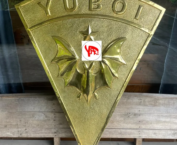 kerajinan tembaga dan kuningan,kerajinan tembaga kuningan,pusat kerajinan tembaga dan kuningan,kerajinan tembaga kuningan boyolali Pusat Kerajinan Logo Kuningan Yonif 818 Yuboi