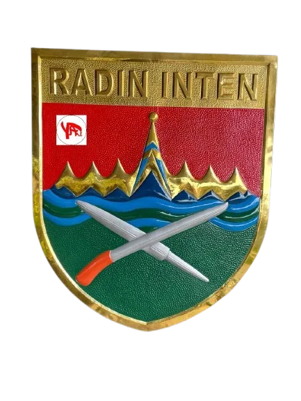 Logo Custom Kuningan Lambang KODAM Radin Inten
