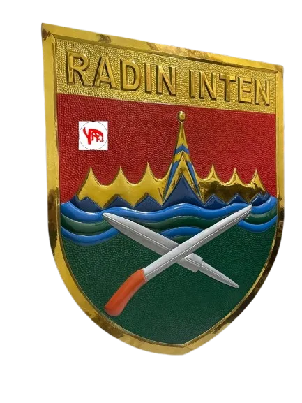 Logo Custom Kuningan Lambang KODAM Radin Inten