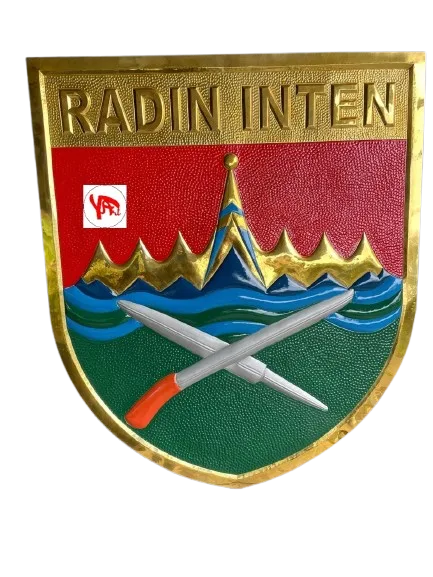 Logo Custom Kuningan Lambang KODAM Radin Inten