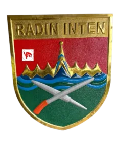 Logo Custom Kuningan Lambang KODAM Radin Inten