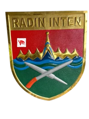Logo Custom Kuningan Lambang KODAM Radin Inten