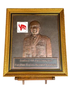 Relief Tembaga Custom Jenderal TNI Agus Subiyanto