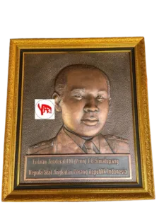 Relief Tembaga Custom Letnan Jenderal T.B. Simatupang