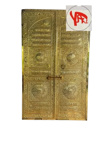 Pusat Kerajinan Pintu Ka'bah Kuningan Custom untuk Mihrab dan Eksterior Masjid