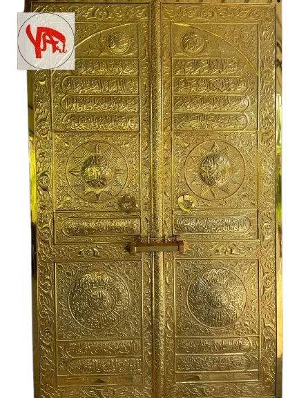 Pusat Kerajinan Pintu Ka'bah Kuningan Custom untuk Mihrab dan Eksterior Masjid