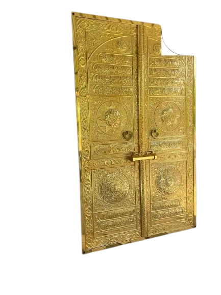 Pusat Kerajinan Pintu Ka'bah Kuningan Custom untuk Mihrab dan Eksterior Masjid