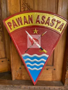 Kerajinan Logo Kuningan Yonif TP 832/Pawan Asasta Custom Desain & Ukuran Kerajinan Logo Kuningan Yonif TP 832/Pawan Asasta Custom Desain & Ukuran