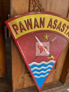 Kerajinan Logo Kuningan Yonif TP 832/Pawan Asasta Custom Desain & Ukuran Kerajinan Logo Kuningan Yonif TP 832/Pawan Asasta Custom Desain & Ukuran