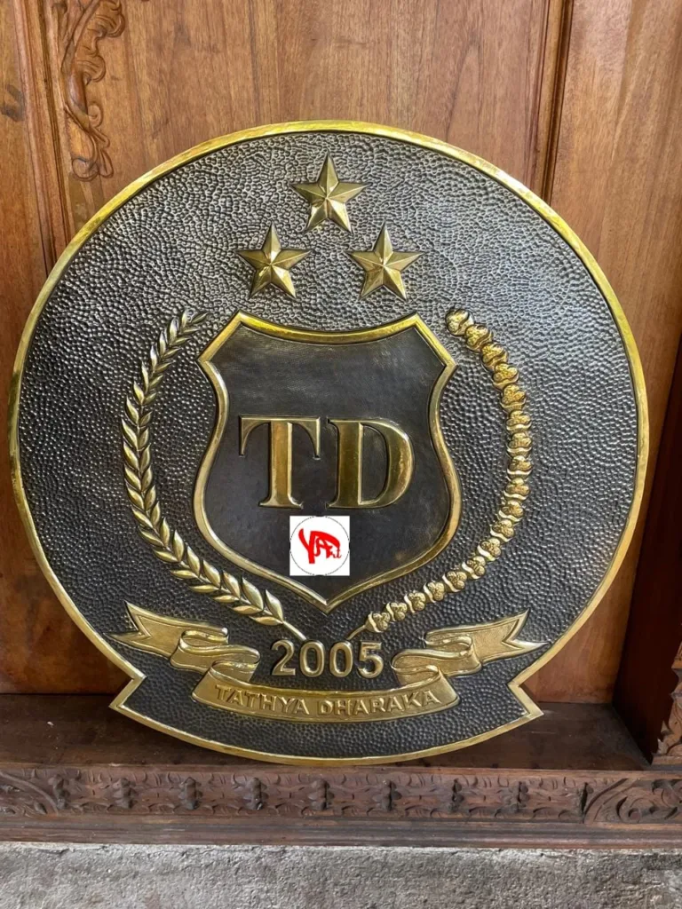 Pengrajin Logo Kuningan Akpol Custom