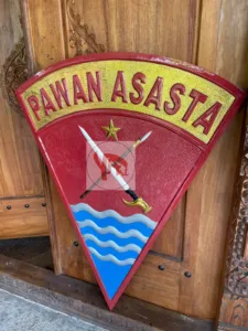 Kerajinan Logo Kuningan Yonif TP 832/Pawan Asasta Custom Desain & Ukuran Kerajinan Logo Kuningan Yonif TP 832/Pawan Asasta Custom Desain & Ukuran