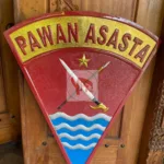 Kerajinan Logo Kuningan Yonif TP 832/Pawan Asasta Custom Desain & Ukuran
