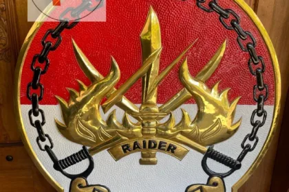 Pengrajin Logo Kuningan YONIF 114 Satria Musara Custom