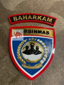 Kerajinan Lambang Korbinmas Baharkam Polri Custom Kuningan