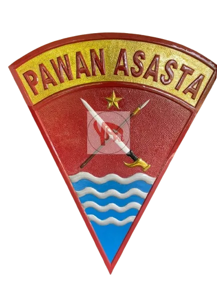 Pengrajin Logo Timbul Tembaga & Kuningan Korem 163 Pawan Asasta