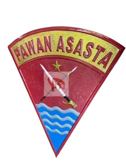 Pengrajin Logo Timbul Tembaga & Kuningan Korem 163 Pawan Asasta