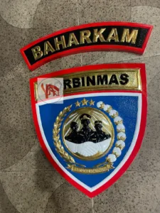 Kerajinan Lambang Korbinmas Baharkam Polri Custom Kuningan