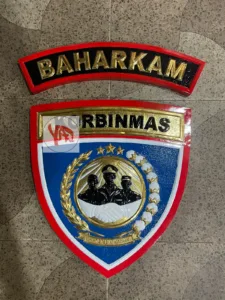 Kerajinan Lambang Korbinmas Baharkam Polri Custom Kuningan