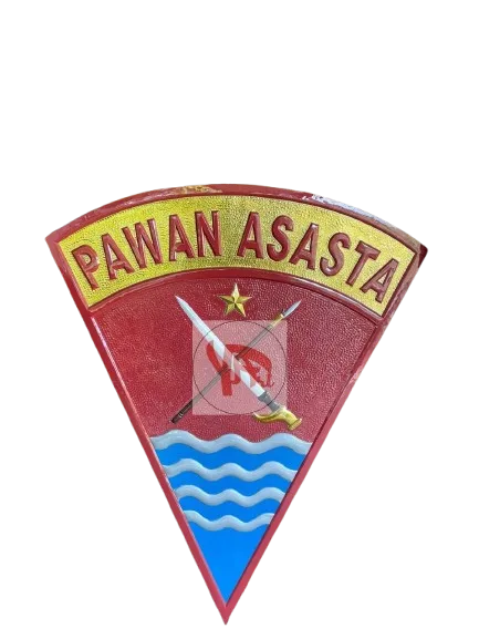 Pengrajin Logo Timbul Tembaga & Kuningan Korem 163 Pawan Asasta