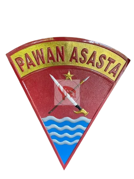 Pengrajin Logo Timbul Tembaga & Kuningan Korem 163 Pawan Asasta
